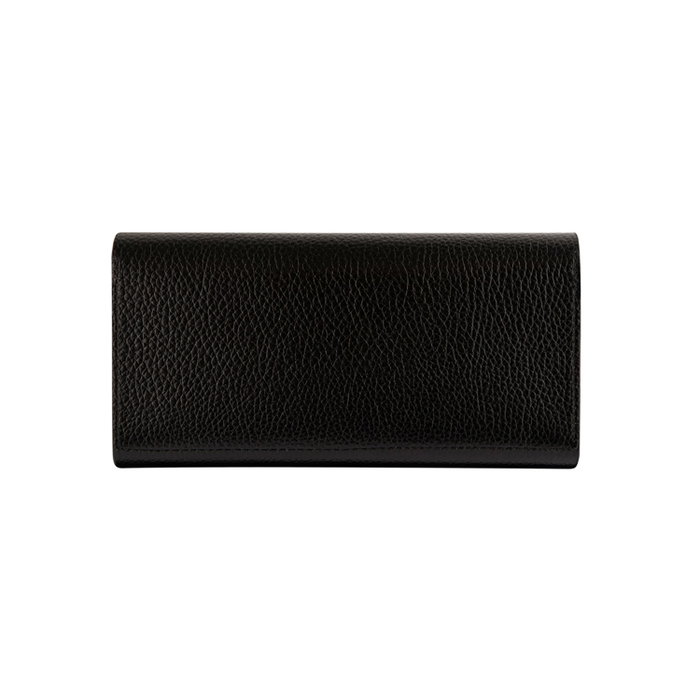 Zoozie Bags Paris Cartera de Mujer Negra Piel Auténtica 100% 19x3x10 cm